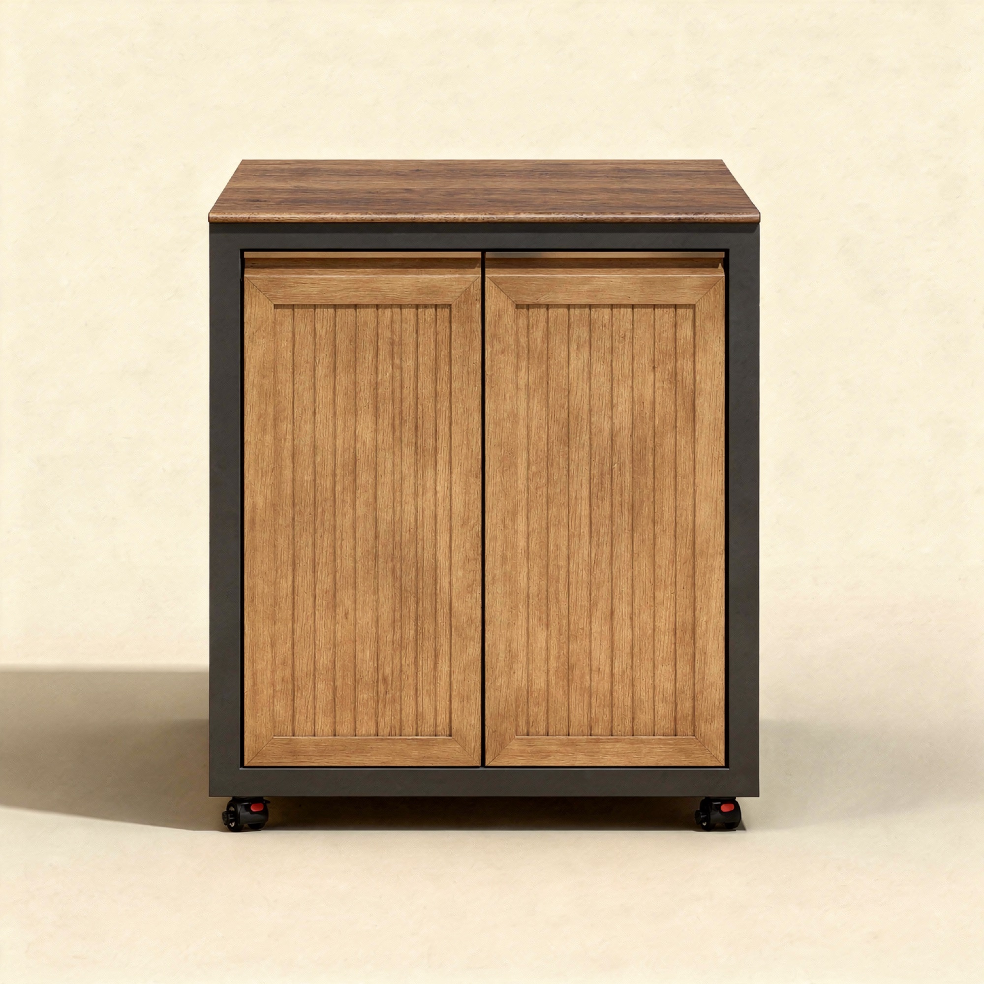 Double-door storage cabinet