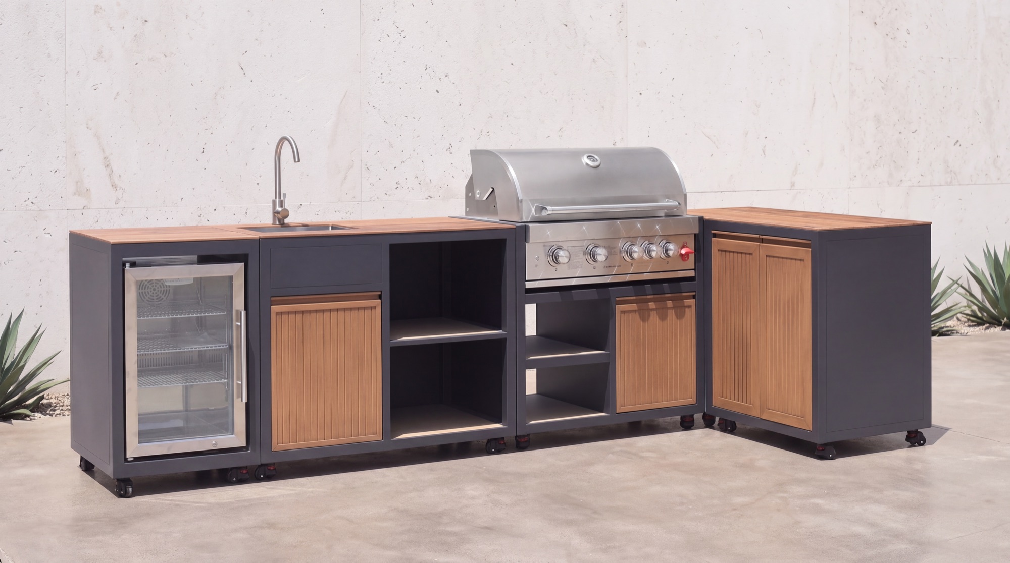 Complete KC-14 outdoor kitchen